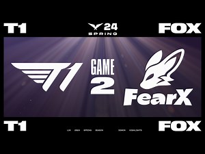 [LCK]【T1 vs FOX】第二局速看丨2024LCK春季赛第六周第一日丨20240228