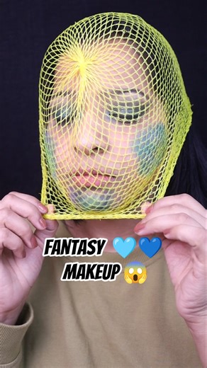 Easy Fantasy 🩵💙 Makeup Tutorial #makeup #shorts #youtube #tutorial #fantasy