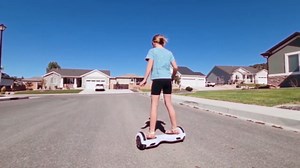 Bluetooth Hoverboard, 6.5" 300W Powerful Motor Hover Board with LED Lights, 6-10MPH Max Speed Self Balancing Electric Scooter