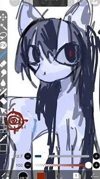 ponny #digitalart #doodle #pony #drawing #speedpaint