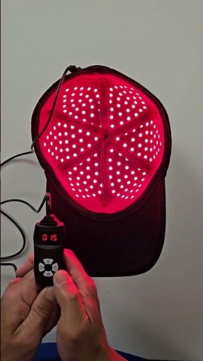 Red Light Therapy Cap Demo: Stimulates Hair Growth! #hairlosstreatment #hairlosssolution #redlight