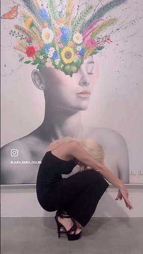 Supermodel Laura‪@laurabiancacollins‬ @rebelandfreak​⁠ #fashionweek #lafw #miami ‪@TheWallartgallery‬