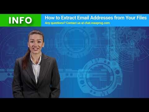 How to Extract Email Addresses from Your Files