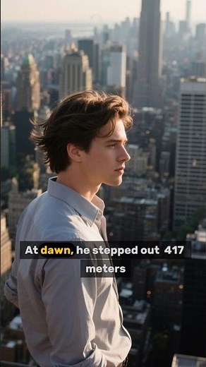 He Walked on Air: 417m Above NYC | Philippe Petit, 1974