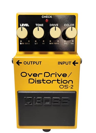 Boss OS-2 OverDrive/Distortion (Silver Label) 1990 - Present - Yellow (No Box) | Reverb