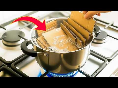 Don’t Throw Away Cardboard! Boil It and Make a Lot of Money | Inventor Daily