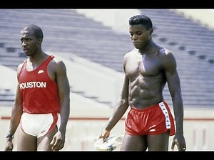 Carl Lewis Interview after the Barcelona Long Jump Win.