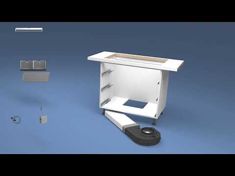 Unpacking and installing the Award winning Airforce Aspira Induction Downdraft Hob