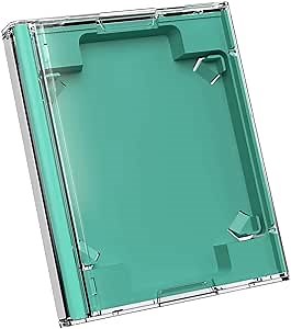 Transparent MiniDisc case,Specially Designed Protective case for MiniDisc (Green)