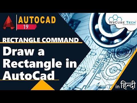 Rectangle in AutoCad | How to Draw Rectangle in AutoCad | AutoCad Rectangle Command Tutorial #19
