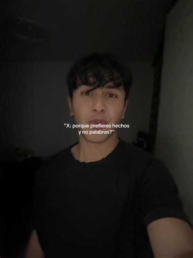las palabras me parecen pasajeras cuando hay mil maneras para poder demostrar, que si sientes algo por una persona, nunca la abandonas incluso si esta se va #cafune #microtdh #compartidos #temazo #acciones