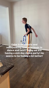 Gabe got his twirl back! #autism #autismawareness #autismacceptance #nonverbal #dance | For The Love of Gabe