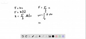 SOLVED:Hooke's Law In Exercises 9-14' use Hooke's Law to determine… | Numerade