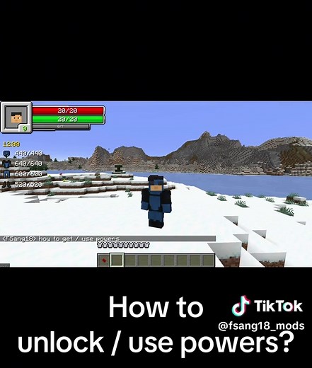 How to use / unlock abilities with the FSang18 Heroes Addon #xyzbca #foryoupage #minecraft #mods #mods #palladium #invincible #viltrumite #omniman #conquest #amazon #tutorial