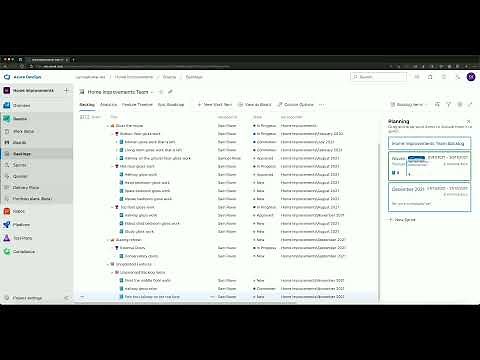 Azure DevOps creating work items from the backlog