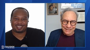 This week on Beyond The Scenes, Roy Wood, Jr. and Lewis Black discuss their standup careers, the origins of Back in Black, and more. Available wherever you get your podcasts. | The Daily Show