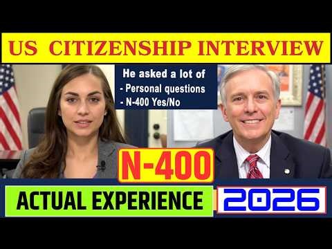 Actual Interview of U.S. Citizenship I Small Talk I N-400 Naturalization Interview I Citizen #n400