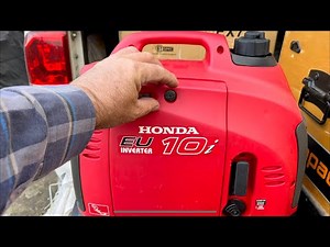 Let’s take a look at my Honda EU10i Generator I use for Camping in the Bush