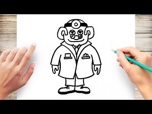 How To Draw Doctor Step by Step