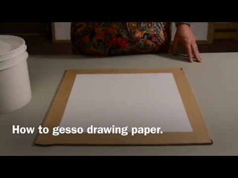 How to Gesso Drawing Paper: Easy Prep Tutorial