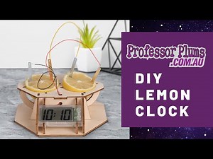 DIY Lemon Clock that works!