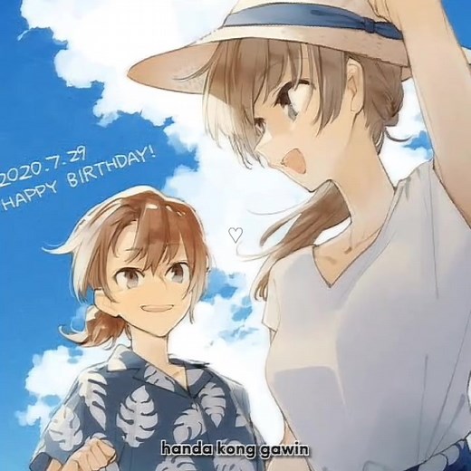 Saeki Sayaka and Haru Edamoto - Bloom into You Relationship