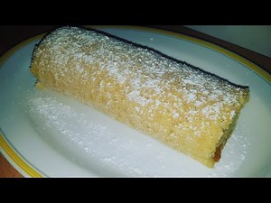 Gâteau roulé à la confiture (biscuit génoise) Recette facile, rapide et gourmande