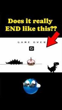 Chrome DINO game END! Day 1 of finding out! #shorts #viralvideo #viralshorts #dinosaur #gameplay#new