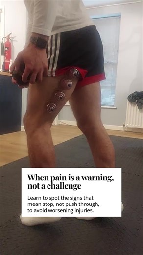 Not all injuries mean you have to stop training—but how do you know when it's safe to push through? Here's what to look for: • Pain that worsens during or after activity is a red flag. • Sharp or sudden pain means stop and get assessed. • Mild discomfort or stiffness that improves with movement can be okay to manage. • No swelling, instability, or numbness is key. • Listen to your body: if something feels off beyond normal soreness, rest and seek advice. Training through pain without understandi