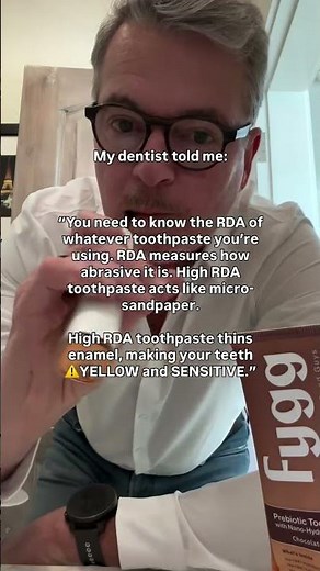 Find out the RDA of your toothpaste