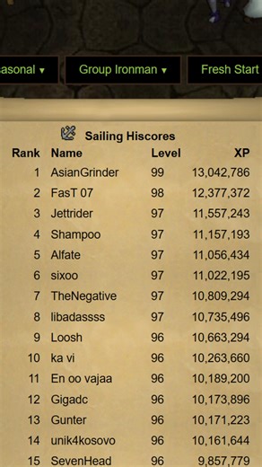 217K views · 1.2K reactions | First Person To 99 Sailing (OSRS) ⛵ #OSRS #runescape #oldschoolrunescape | Theoatrix OSRS | Facebook