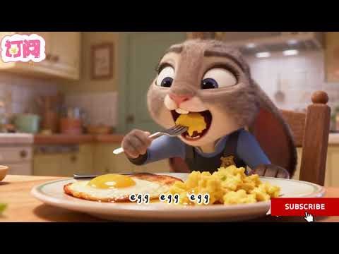 Judy的快乐美食大合唱《Rice Noodle Cake Pork Fish Egg！》| 中英文混搭儿歌 🎶