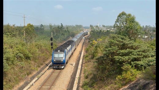 《湛海线•龙门镇站》广铁广段DF11G牵引Z385次出龙门镇站