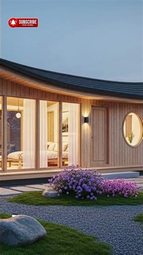 Modern Japanese Wooden House Design with Zen Garden | Minimalist Architecture