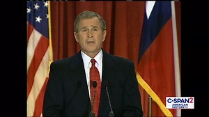 #OnThisDay On This Day December 13, 2000, George W. Bush gave his victory speech in the Texas House of Representatives Chamber after the Supreme Court stopped the Florida recount, deciding the 2000 election. Watch the full speech NOW on C-SPAN 2 American History TV. #history #election #Bush #President | American History TV