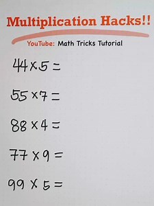 118K views · 5K reactions | So Easy Multiplication Hacks‼️ Follow &...