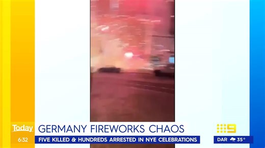 6.6K views · 39 reactions | Five people have been killed from incidents involving fireworks in Germany as New Year's celebrations descended into chaos. #9Today | WATCH LIVE 5.30am | TODAY | Facebook