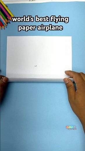 world's best flying paper airplane / How to make a powerful paper airplane #shorts #shortvideo