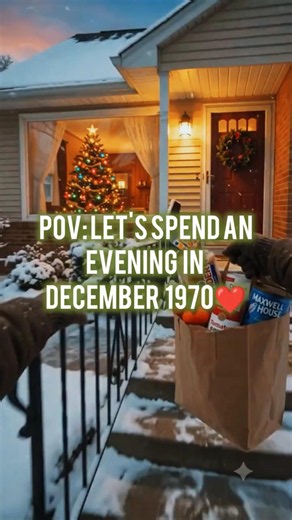 POV: Let's spend an evening in December 1970❤️ #christmas #holiday #vintage #nostalgia #1970s #1970