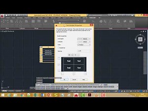 Mind Luster - Learn AutoCAD Creating table and table style