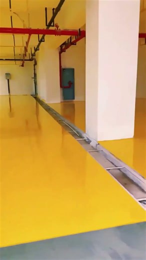 Ground floor paint construction site! #floorpaint #地坪漆 #epoxycoatings