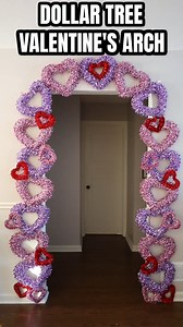 3.9M views · 104K reactions | Comment a "❤️" if you love this simple Valentine' Day Arch made using only Dollar Tree products. #valentinesday2025 #dollartreevalentinesday #dollartreediy #dollartree #ValentinesDayDecor #ValentinesDecor | BargainBethany | Facebook