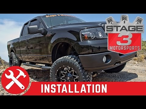 2004-2008 F-150 4WD Zone Offroad 6 inch Lift Kit Install