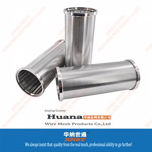 [Hot Item] Dewatering Screen Plate Stainless Steel Wedge Mesh Screen Plate Johnson Mesh Screen Plate