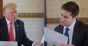 Trump's Axios interview looks exactly like 'The Office'