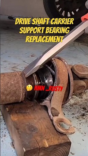 Drive Shaft Carrier Support Bearing Removal