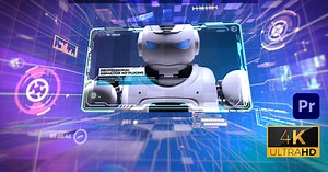 Futuristic Hi-Tech Digital Corporate Slideshow Presentation