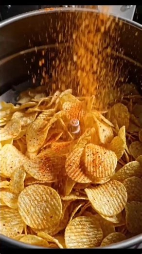 How Potato Chips Are Made in Factory