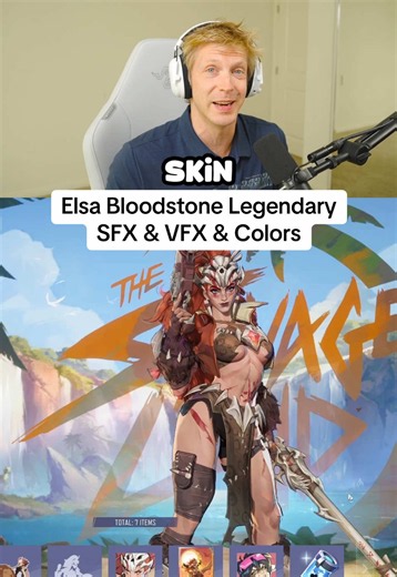 Elsa Bloodstone Legendary has SFX, VFX, and Colors #marvelrivals | elsa bloodstone new skin