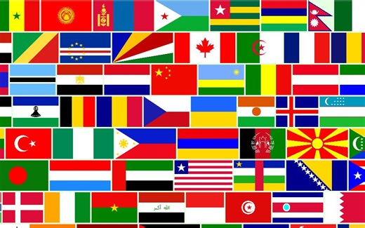 【HTML】用纯CSS制作的各国国旗/地区区旗